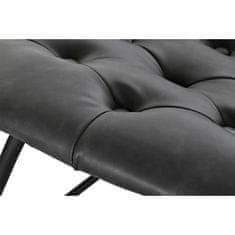 NEW Fotelj DKD Home Decor Črna Temno siva Kovina 69 x 76 x 85 cm