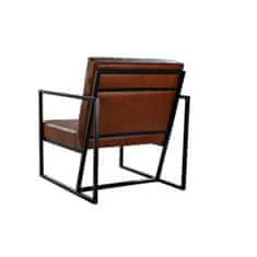 NEW Fotelj DKD Home Decor Rjava Črna Kovina 75 x 89 x 90 cm