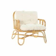 DKD Home Decor Fotelj DKD Home Decor Beige Natural Rattan 76 x 72 x 80 cm