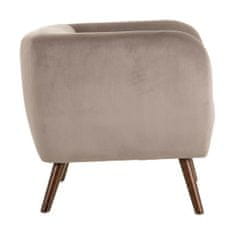 BigBuy Fotelj 81 x 73 x 70 cm Sintetična tkanina Les Taupe