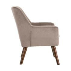 BigBuy Fotelj 67 x 67 x 81,5 cm Sintetična tkanina Les Taupe