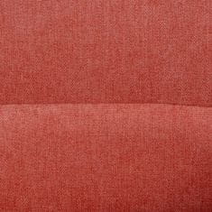 BigBuy Fotelj 77 x 64 x 88 cm Sintetična tkanina Les Temno rdeča
