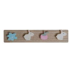 DKD Home Decor Stenski obešalnik za plašče DKD Home Decor MDF Wood (45 x 5 x 9 cm)