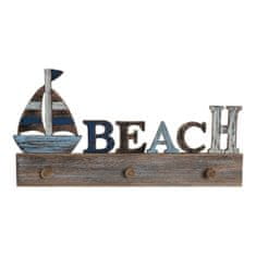 DKD Home Decor Stenski obešalnik DKD Home Decor Beach MDF Wood (51 x 5,5 x 26,5 cm)