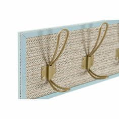 DKD Home Decor Stenski obešalnik DKD Home Decor Les polipropilen MDF Les Tropical 50 x 8 x 17 cm (2 enoti)