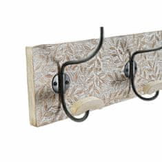 DKD Home Decor Stenski obešalnik DKD Home Decor Iron Indian Man Mango wood (76 x 14 x 21 cm)