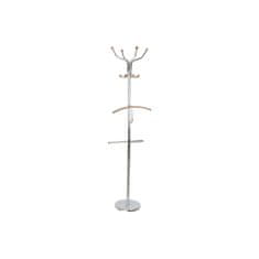 DKD Home Decor Stojalo za klobuke DKD Home Decor Silver Steel Rubber wood (45 x 42 x 180 cm)