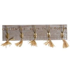 DKD Home Decor Stenski obešalnik DKD Home Decor Wood Boho (50 x 7 x 20 cm)