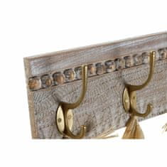 DKD Home Decor Stenski obešalnik DKD Home Decor Wood Boho (50 x 7 x 20 cm)