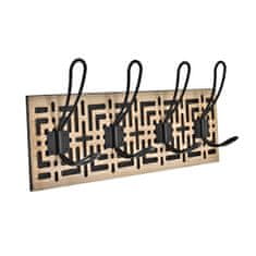 DKD Home Decor Stenski obešalnik DKD Home Decor Kovina MDF Arab (40 x 8 x 16 cm)