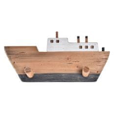 DKD Home Decor Stenski obešalnik DKD Home Decor Wood Sailor (40 x 8 x 19 cm)