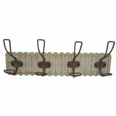 DKD Home Decor Stenski obešalnik DKD Home Decor Colonial Iron Mango wood (45,70 x 10 x 21 cm)