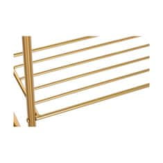 DKD Home Decor Stojalo za plašče s kolesi DKD Home Decor Golden Metal (105 x 36 x 177 cm)