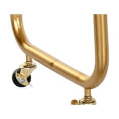 DKD Home Decor Stojalo za plašče s kolesi DKD Home Decor Golden Metal (105 x 36 x 177 cm)