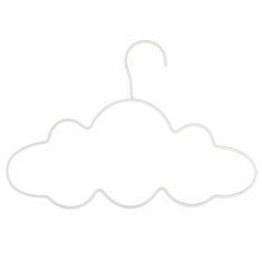 Atmosphera Obešalniki Atmosphera 29,8 x 21 x 0,4 cm Kovinski oblaki Večbarvni 3 kosi