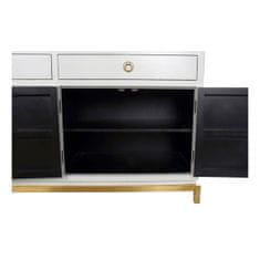 DKD Home Decor Bivak DKD Home Decor Kamakura White Golden Metal Topol 150 x 50 x 80 cm (150 x 50 x 80 cm)