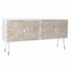 Miramarket Kredenca DKD Home Decor 160 x 42 x 80 cm Jelka Bela Plastika Svetlo rjava