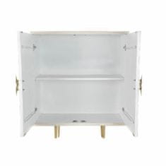 DKD Home Decor Bivak DKD Home Decor White Golden Brass Mango les (93 x 41 x 114 cm)