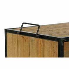 DKD Home Decor Bivak DKD Home Decor Brown Black Metal Wood (90 x 38 x 61 cm)