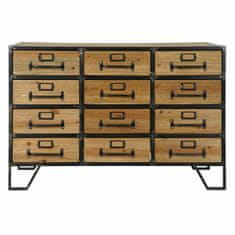 DKD Home Decor Bivak DKD Home Decor Brown Black Metal Wood (90 x 38 x 61 cm)