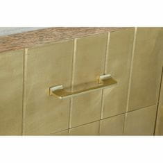 DKD Home Decor Bivak DKD Home Decor Golden Natural Brass Mango les 150 x 43 x 77 cm