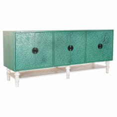 DKD Home Decor Bivak DKD Home Decor Turquoise Wood Metal 200 x 55 x 85 cm