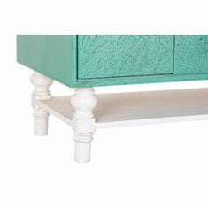 DKD Home Decor Bivak DKD Home Decor Turquoise Wood Metal 200 x 55 x 85 cm