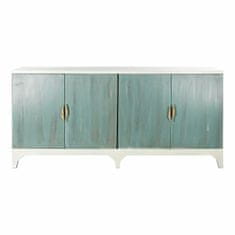 DKD Home Decor Bivak DKD Home Decor Turquoise Beige Metal Wood (180 x 50 x 85 cm)