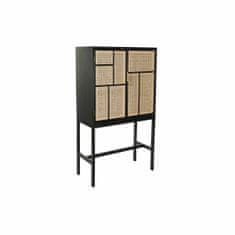 DKD Home Decor Bivak DKD Home Decor Črna Paolownia les 80 x 40 x 145 cm Naravni MDF les