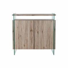 Miramarket Kredenca DKD Home Decor Naraven MDF Kaljeno steklo (120 x 44 x 120 cm)