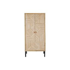 DKD Home Decor Omara DKD Home Decor Črna naravna kovina Jedla MDF les 70 x 35 x 156 cm