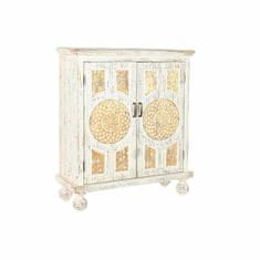 DKD Home Decor Bivak DKD Home Decor Bela zlata jelka MDF les 93,5 x 36,5 x 110 cm