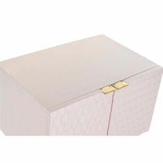 DKD Home Decor Bivak DKD Home Decor Pink 63 x 43 x 52 cm Zlata kovina Mango les