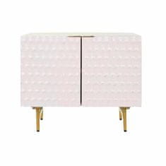 DKD Home Decor Bivak DKD Home Decor Pink 63 x 43 x 52 cm Zlata kovina Mango les