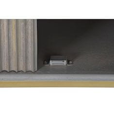 DKD Home Decor Bivak DKD Home Decor Grey Golden Brass Mango les (152 x 42 x 91 cm)