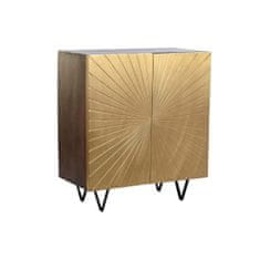 DKD Home Decor Bivak DKD Home Decor Golden Metal Wood (80 x 40 x 90 cm)