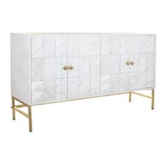 Miramarket Kredenca DKD Home Decor Rombi Bela Medenina Mangov les (157 x 43 x 84 cm)