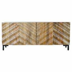 DKD Home Decor Bivak DKD Home Decor 177 x 45 x 75 cm Črna kovina Rjava Mango les