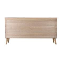 DKD Home Decor Bivak DKD Home Decor Zlata svetlo rjava Paolownia les MDF Les 157 x 40 x 80 cm