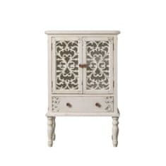 BigBuy Omara SHABBY CHIC 71 x 40 x 111 cm Bela Elov les MDF Les