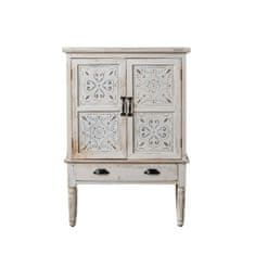 BigBuy Omara SHABBY CHIC 80 x 36 x 105 cm Bela Elov les MDF Les