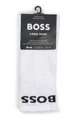 Hugo Boss 2 PAKET - moške nogavice BOSS 50469747-100 (Velikost 43-46)