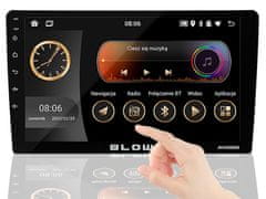 Blow AVH9992 avto radio, 2DIN, Android 12, zaslon, RDS/FM Radio, Bluetooth, 4x50W, CarPlay + Android Auto - odprta embalaža