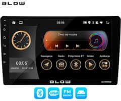 Blow AVH9992 avto radio, 2DIN, Android 12, zaslon, RDS/FM Radio, Bluetooth, 4x50W, CarPlay + Android Auto - odprta embalaža