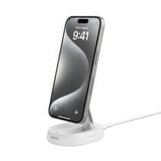 Belkin Pro konvertibilno stojalo Qi2, 15 W, belo