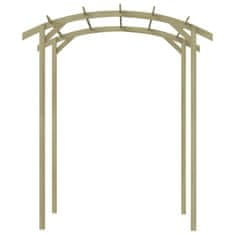 Vidaxl Vrtna pergola impregnirana borovina 180x197x210 cm