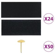 Vidaxl Zavesa proti mrčesu 2 kosa z magnetnimi bloki črna 220x110 cm