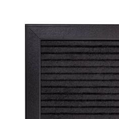 neonart Oglasna tabla 60x80cm, s črkami – lesena, črna