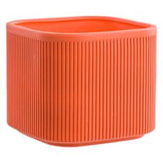 botle Keramični cvetlični lonec oranžna 14,5 cm H13,5 cm Mat moderen in eleganten