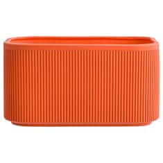 botle Keramični cvetlični lonec Oranžna 25,5 cm H13,5 cm Mat Moderno elegantno